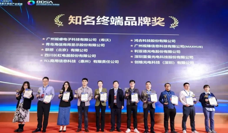 腾博汇游戏官网斩获华显2023“Micro LED市场最具着名品牌奖